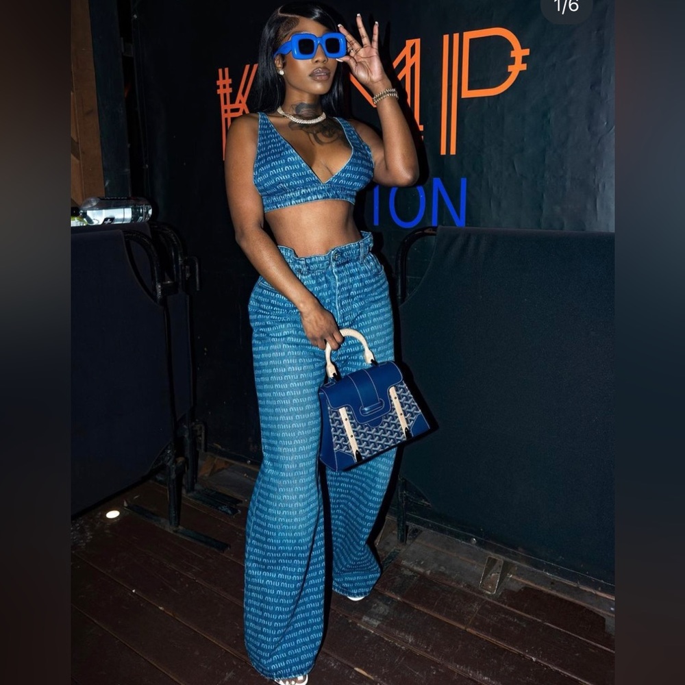 Miu miu denim pants